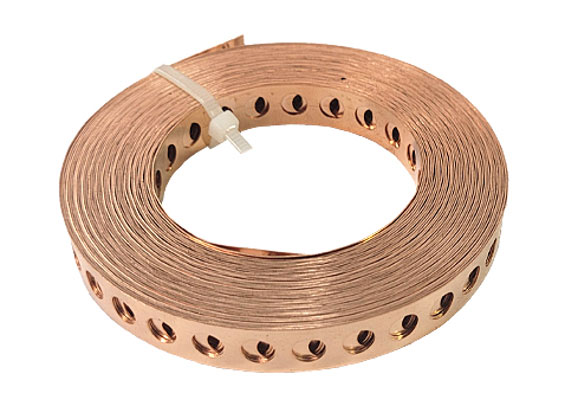 Perforated Copper Strap