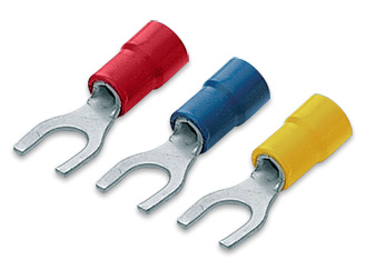 Spade terminals insulated diagram